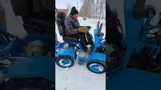 САМОСВАЛЬНЫЙ КОВШ НА МИНИТРАКТОР переломка 4×4 своими руками