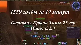 Фарм голды. Твердыня Крыла Тьмы (25 ХМ), патч 6.2.3
