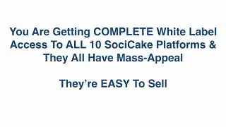 Your Own DFY Software Business.Rebrand Socicake Traffic Bundle As Yours,Sel&Keep 100% Of The Profits