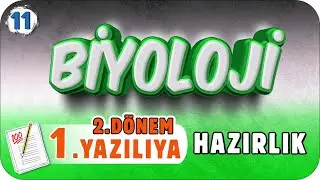 11.sınıf Biyoloji 2.Dönem 1.Yazılı Hazırlık #2023