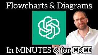 Create Flowcharts and Diagrams in ChatGPT | 2 FAST and FREE Methods | Prompts in the Description