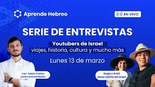 Serie de Entrevistas 🎤 Hugo y Areli - JAVER LATINO EN 🇮🇱 ISRAEL | AprendeHebreo.com