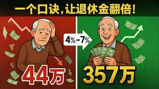 退休金最新策略：年取7%还越取越多，20年后还剩300万！