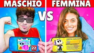 MASCHIO vs FEMMINA su BRAWL STARS! ♂️👨🏻🆚♀️👱🏻‍♀️ CHI è IL PIÙ FORTE?