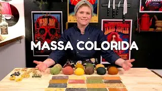 COMO COLORIR A MASSA FRESCA |PASTA AND ROLL