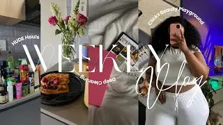 #ReinventingHer 🦋| We are outside! Clicks Beauty Playground,HUGE Hauls, Shein, Grocery Runs,Cleaning