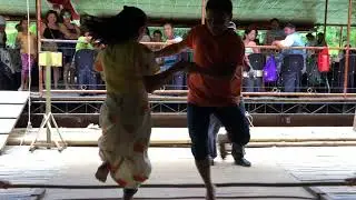 Tinikling Dancers Performing