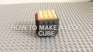lego cube moc with instructions