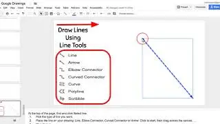 Drawing Lines in Drawings and Slides