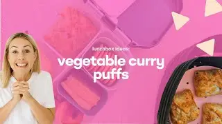 easy veggie curry puffs for the lunchbox