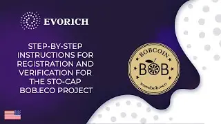 Step-by-step instructions for registration and verification for the STO-CAP Bob.ecoproject.