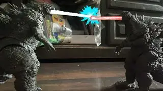 (EPIC STOP MOTION) MV Godzilla vs Tokyo SOS Godzilla PART 1