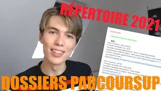 Participez au répertoire de dossiers Parcoursup 2021 !