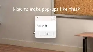 Custom pop-ups in notepad! Windows 10/11