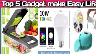 Top 5 Gadget Make easy Work for home||Kitchen easy life gadgets||Top5 amazing gadgets