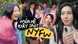 NEW YORK FASHION WEEK - Still summer but it's so cold | Đang mùa hè mà lạnh dữ vậy hả? 🥹
