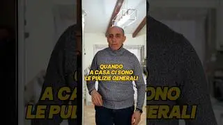 Quando a casa ci sono le pulizie generali 🧹 segui @081comedy anche se sta bagnato a terra 🤣