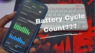 iPhone battery health - How to check battery Cycle Count?