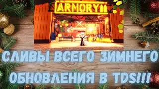 БРОНЯ?!  ПВП?! ВСЕ СЛИВЫ НОВОГО ЗИМНЕГО ОБНОВЛЕНИЯ В TDS В РОБЛОКС!!   РОБЛОКС НОВОСТИ РУСС!!
