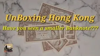 The smallest Banknote in the world??? Old Hong Kong Banknote #coin #collection