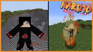 NEW UPDATE, RINNEGAN ADDED, KURAMA CLOAK, NEW ANIMATIONS & MORE! Minecraft Naruto Mod Review