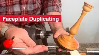 Shopsmith Lathe Duplicator, Faceplate Turning