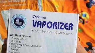Vaporizer: Steam Inhaler | Setup and Unboxing Optima Vaporizer from Apollo Pharmacy