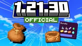 AKHIRNYA RILIS BUNDLE!!! MINECRAFT OFFICIAL 1.21.30 TERBARU