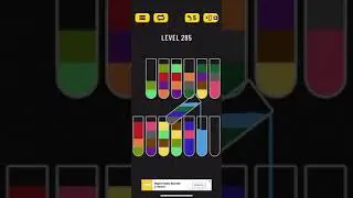 Прохождение Water Sort Puzzle level 285 👍🏻👍🏻👍🏻