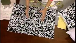 How to sew decorative pillow covers in just a few minutes.