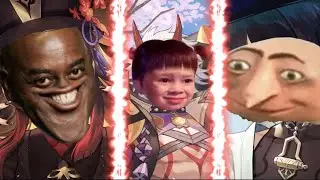 Genshin impact: Memes and Mayhem on My Friend's Account! (EXE).