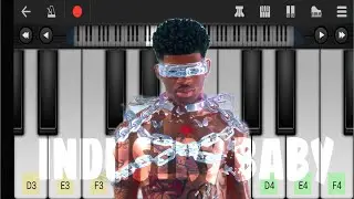 Lil Nas X - Industry Baby / music / Piano Cover / Walkband Piano tutorial