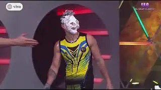Handsome Model Getting Pied