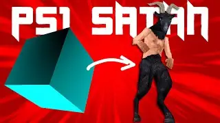 PS1 Style DEVIL Character Timelapse
