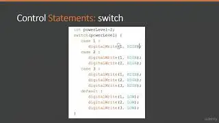 25- How To Use Control Statement Switch Function In Arduino Programming