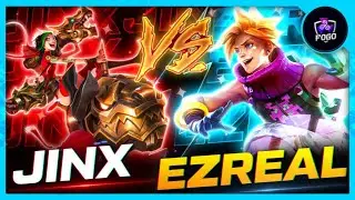 EZREAL VS JINX GAMEPLAY | League of Legends Wild Rift