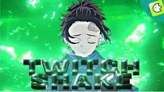 Twitch shake tutorial on Blurrr app