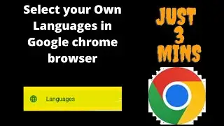 Select our Own Languages in Google chrome browser 2022 || Set Default our own language Chrome 2022