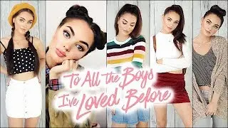 lara jean outfits + makeup & hairstyles! to all the boys i've loved before
