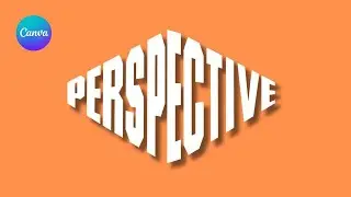 Mettre un Element en Perspective sur Canva I Créer un effet de perspective dans Canva Gratuitement
