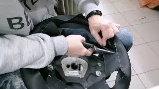Перетяжка руля неизвестной марки.