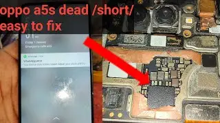 Oppo A5S /Dead|Short/ repair/done |shorting remove full /details