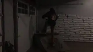 Sponsored Scooter Rider Rides His Custom Quarter Pipe (So Sick)
