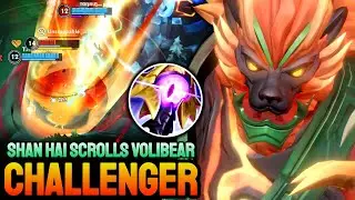 SHAN HAI SCROLLS VOLIBEAR -  WILD RIFT VOLIBEAR GAMEPLAY - CHALLENGER RANKED