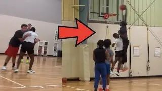Fake tough guy gets DUNKED ON