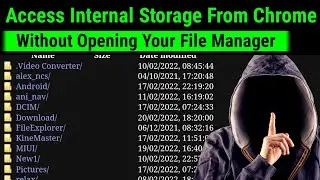 Access File Manager From Chrome | By Technolex