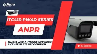 Dahua ITC413-PW4D-Z1 4MP Outdoor Network License Plate Recognition