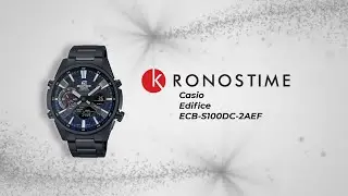 Casio Edifice ECB-S100DC-2AEF обзор часов - KronosTime.RU