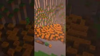 Aesthetic Pumpkin Farm - Minecraft 1.21