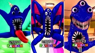 EVOLUÇÃO DAS FORMAS DO NABNAB EM NIGHTMARE E MUTAÇÃO NO GARTEN OF BANBAN 3! (Evolution of NabNab)